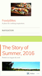 Mobile Screenshot of foodybites.com